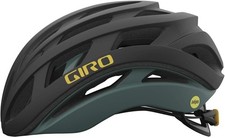 Casco bici sferico Giro Helios taglia S - nero caldo opaco/verde - 7129161