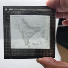 Glass magic lantern slide - glass,