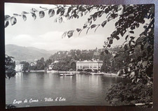 Cartolina Lago di Como Villa d'Este Viaggiata nel 1957