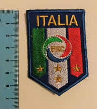 Lotto di 3 Toppe Patch "Scudetto Italia" Nazionale Calcio FIGC Azzurri