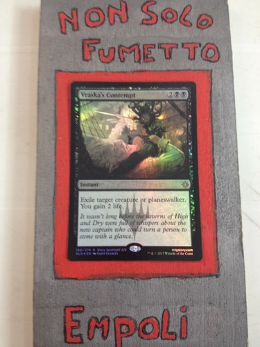 Mtg vraska contempt foil - mtg, vraska's