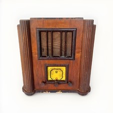 Vintage Radio d'epoca valvole Philips 523a Superottodina 1934 Razionalismo