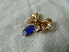 spilla fiocco pendente