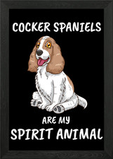Poster Cocker Spaniel amante