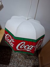LAMPADARIO Coca Cola vintage Tiffany Liberty anni 70 - portalampada funzionante