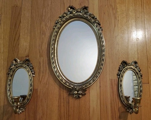 Set applique ovale specchio - , e