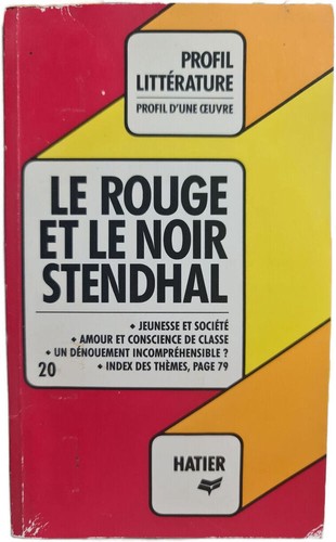 Rouge noir stendhal - le, le