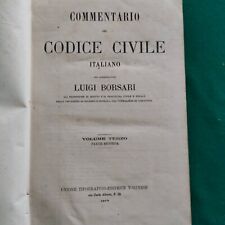 1877 COMMENTARIO CODICE CIVILE