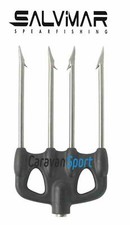 FIOCINA PESCA PUNTE PESANTI ACCIAIO INOX 3 o 4 FUCILE SUB FIOCINE SUBACQUA APNEA