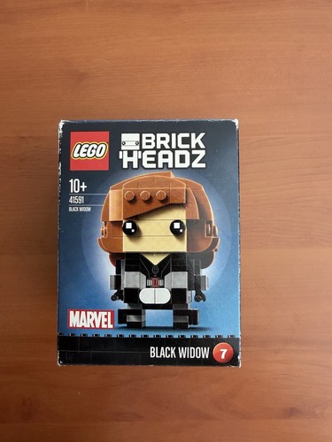 Lego brick headz black - brick,