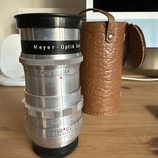 Meyer Gorlitz - Trioplan 100mm f2.8 - m42 - V Red - Adattatore/tubi Sony E-mount