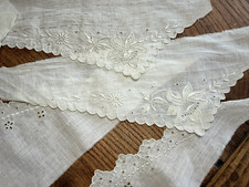 RICAMI ANTICHI - 5 pezzi ricami fatti a mano