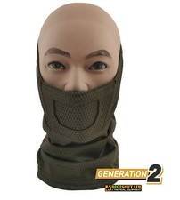 Maschera Face Warrior Olive