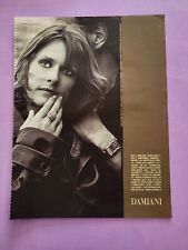 DAMIANI GIOIELLI CLIPPING RITAGLIO PUBBLICITA' ADVERTISING #84