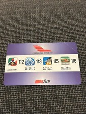 Tessera Telefonica Sip Rara