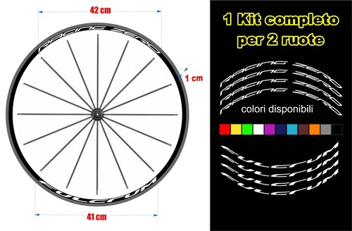 Kit adesivi cerchi bici - , da