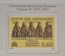 2009 Vaticano - 50º anniversario del concilio ecumenico Vaticano II - 1 val MNH
