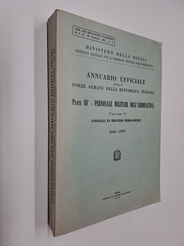 Annuario ufficiale delle forze - ufficiale,