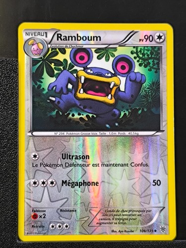 Scheda pokémon ramboum - pokémon,
