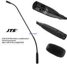 JTS GM-5218 Microfono a condensatore Electret gooseneck a Collo d'Oca Lungo 60cm