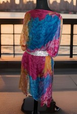 Poncho donna 30% misto seta