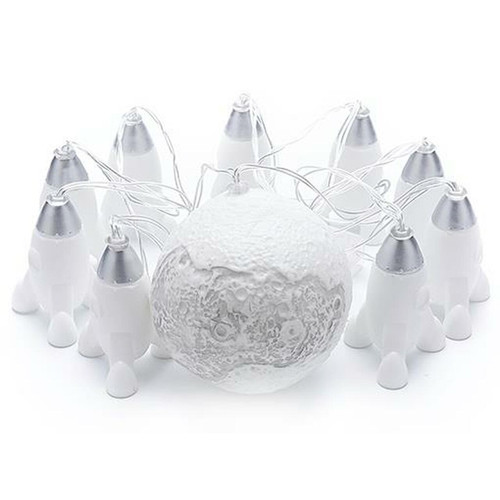 Collana led razzo con - led, luna