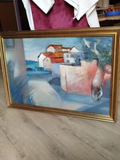 olio su tela firmato marasco