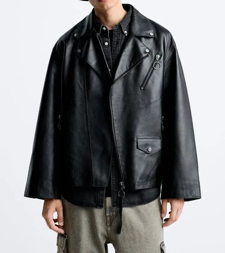 Zara giacca uomo nera - nera, pecora