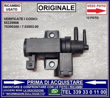 VALVOLA PRESSIONE TURBO PIERBURG PUNTO EVO QUBO FIORINO PANDA 500L DOBLO 1.3