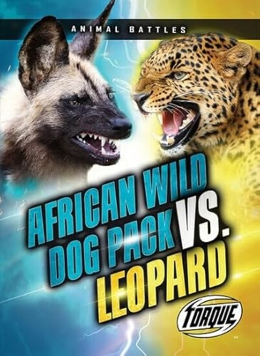 African wild dog - pack, vs