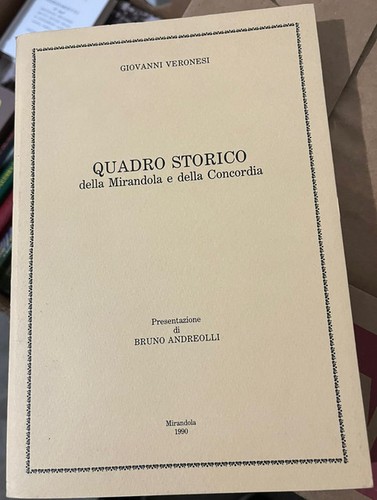 Quadro storico della - quadro, mirandola