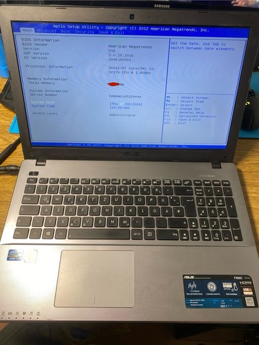 Lotto laptop asus - -,