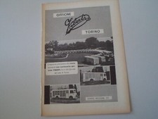 advertising Pubblicità 1953 OFFICINA CARROZZERIA VIBERTI AUTOBUS