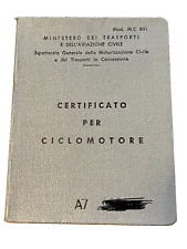 Libretto certificato