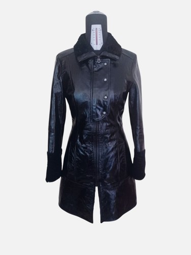 Patent leather jacket black - patent,