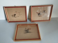 tre quadretti  tecnica mista