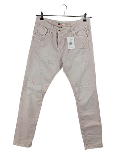 Jeans donna beige - jeans,