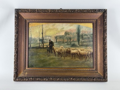 Antico quadro paesaggio con - antico, “paesaggio