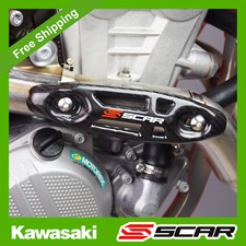 SCUDO PROTEZIONE CALORE SCARICO UNIVERSALE CARBONIO 4 PZ KAWASAKI KXF 250 450 SCAR
