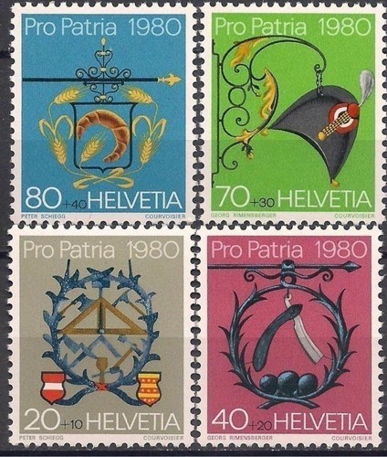 Svizzera 1980 pro patria - svizzera,