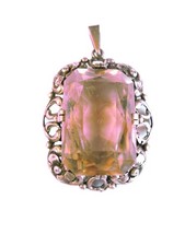 Antico Ciondolo Argento Dorato