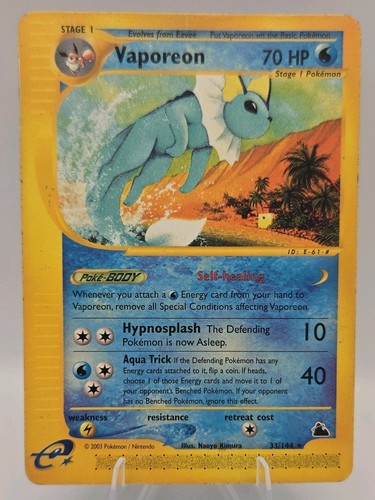 Nintendo pokemon tcg - pokemon, vaporeon