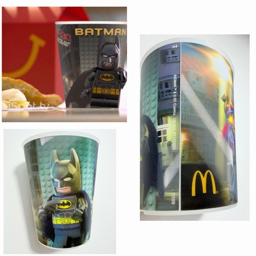 Bicchiere batman mcdonald 3d - batman,