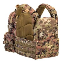 GILET TATTICO PLATE CARRIER 900DEN + ZAINO MILIT DEFCON 5 D5-BAV21 VI OD MC CT B