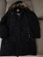 Giubbotto Lungo Donna PEUTEREY tg.40 Imbottito In Piumino d'oca Collodipelliccia