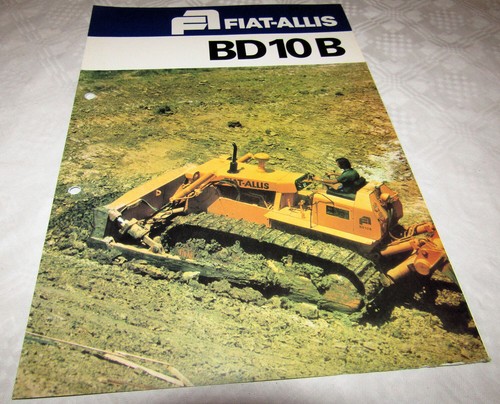 Brochure fiat allis bd10b - fiat,