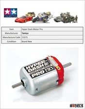 Mini 4wd Motore HYPER DASH MOTOR PRO Tamiya 15375 New Nuovo