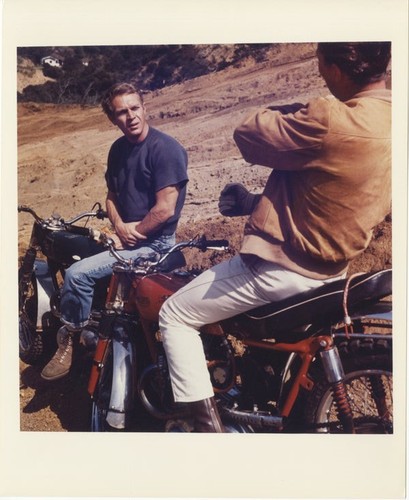 Steve mcqueen triumph - mcqueen,