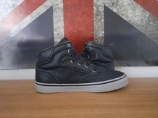 VANS TOP ALTO NERO ECOPELLE