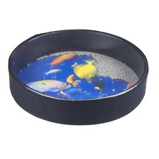 14" Ocean Drum, percussioni rituali, legno, pelliccia plastica, tamburo a mano, shaker